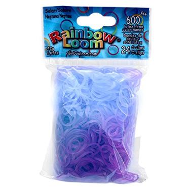 Imagem de Rainbow Loom - Bracelete UV bands - Borracha - 1 unidade - Clipe C - 600+ Bandas de Elástico