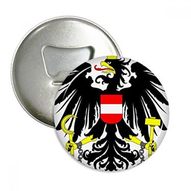 Imagem de Emblema nacional da Áustria abridor de garrafas com ímã de geladeira emblema multifuncional