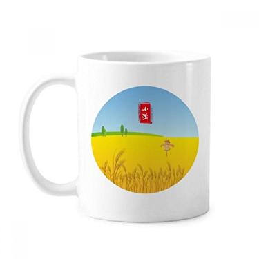 Imagem de Circlar Grain Full Twenty Four Solar Term Caneca Cerâmica Café Porcelana Utensílios de Mesa