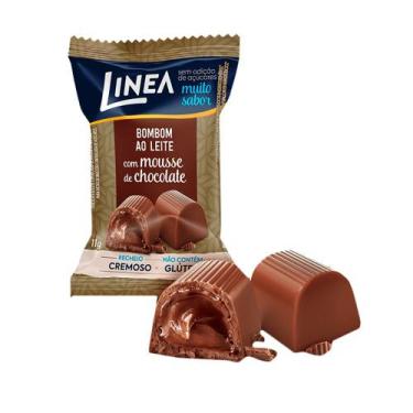 Imagem de Bombom Linea Sabor Chocolate Ao Leite Com Mousse De Chocolate 11G - Lí