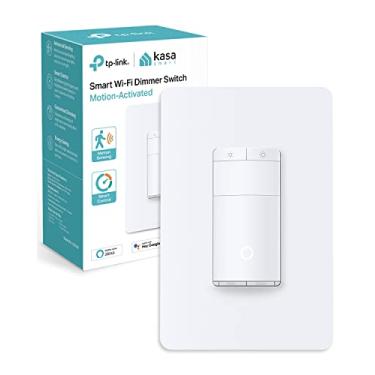 Imagem de Kasa Smart Interruptor De Sensor De Movimento, Interruptor De Luz Dimmer, Polo Único, Precisa De Fio Neutro, Wi-Fi De 2,4 Ghz, Compatível Com Alexa E Google Assistant, Certificado Pela Ul, Sem Necess