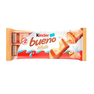 Imagem de Chocolate Kinder Bueno White 39Gr - Ferrero Rocher - Mondelez