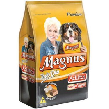 Imagem de Ração Para Cães Adultos Magnus Adultos Todo Dia Carne 15 Kg