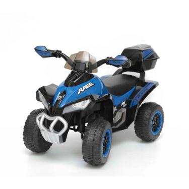 Imagem de Mini Quadriciclo Moto Elétrica Infanti Com Luz E Som Azul - Importway