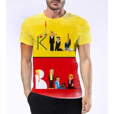 Imagem de Camisa Camiseta Kill Bill Filme Amarelo Espada Vingança 6 - Estilo Kra