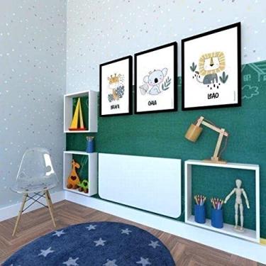 Imagem de Conjunto Bancada Dobrável de Parede 80cm 3 Nichos 40cmx40cm Bramov Móveis Branco