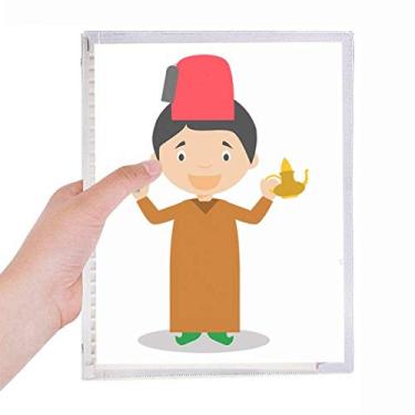 Imagem de Caderno de desenho Marrocos Red Hat com folhas soltas e diário recarregável