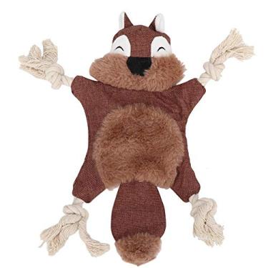 Imagem de Compra Maluca BSoft PlusDog proteção limpeza para cães brinquedo de treinamento de som de animal de estimação (marrom)
