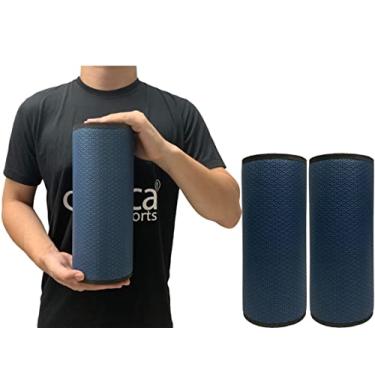 Imagem de Kit 2 Rolos Massagem Liberação Miofascial 30x12cm Azul Marinho DF1068 Dafoca Sports