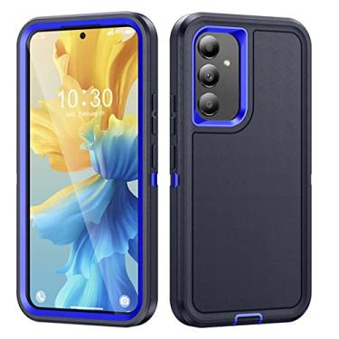 Imagem de Capa para Samsung Galaxy A54 A14 A53 4G 5G S23 S22 S21 Ultra Heavy Duty Shockproof Anti-Scratch Rugged Protective with Full Cover,Blue,For Samsung A13 5G