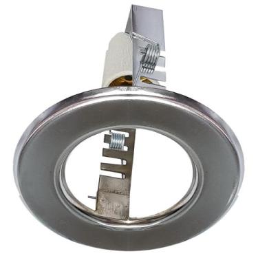 Imagem de Spots Cromado Mini De Embutir Para 1 Lâmpada Foco Fixo Teto - Cm Glass