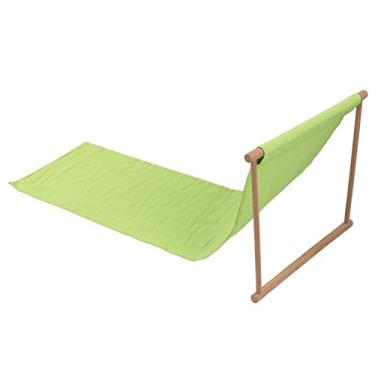 Imagem de Cadeira de praia, tapete reclinável portátil, pequena e dobrável, leve, para piqueniques, pesca, acampamento, caminhada (verde)