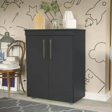 Imagem de Cômoda 2 Portas Advantage Batrol Móveis Black