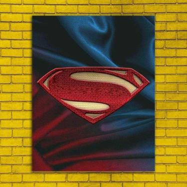 Imagem de Placa Decorativa Super Homem 40X60Cm