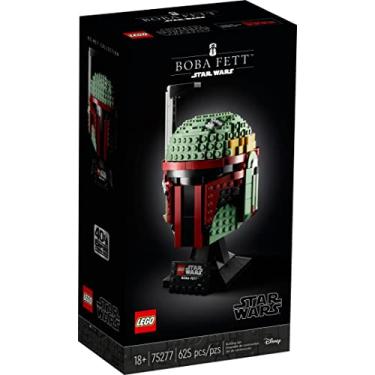 Imagem de LEGO 75277 Star Wars Boba Fett Conjunto de montar de capacete para exibição, modelo de presente colecionável avançado para adultos