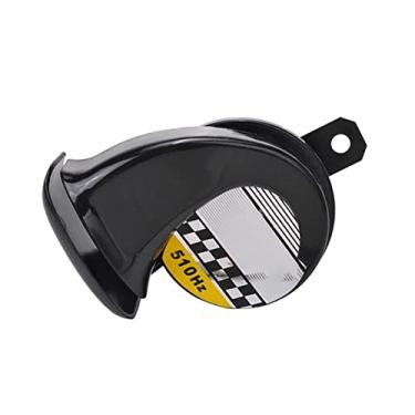 Imagem de Buzina de ar super alta universal 12 V CC motocicleta buzina de carro buzina de alta pressão klaxon alto-falante à prova d'água 130db caracol choro buzina de ar para carro motocicleta kit de buzinas de trem Clarion (cor: preto)
