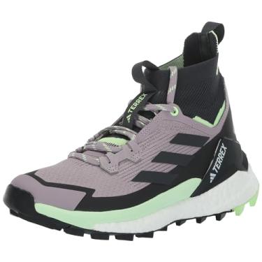 Imagem de adidas Tênis feminino Terrex Free Hiker 2.0, Figo pré-amado/carbono/faísca verde, 7