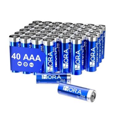 Imagem de Pilhas Alcalinas AAA 7th Pacote 40 unidades 1.5V Alto Desempenho Condutividade Superior Produto Não Recarregável MPOWER