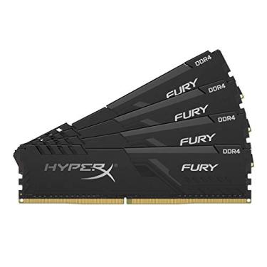 Imagem de HX424C15FB3K4/32 - Kit de Memórias HyperX Fury (4 de 8GB) DIMM DDR4 2400Mhz 1,2V para desktop
