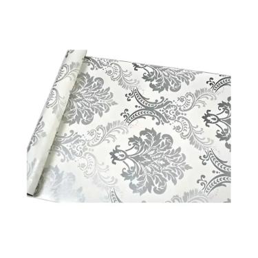 Imagem de Papel de parede autoadesivo Roll Silver Mosaic 10m x 60cm