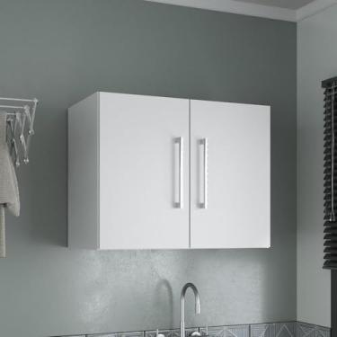 Imagem de Armário Aéreo para Lavanderia 57 Cm Branco