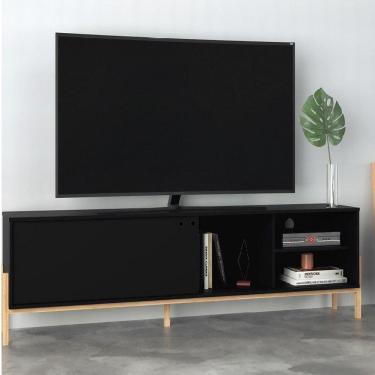 Imagem de Rack Home para Sala Preto Pinus BR51