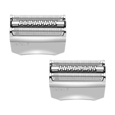 Imagem de Pacote com 2 cabeças de substituição de cabeça de substituição 70S compatíveis com cabeças de substituição para barbeador de lâmina Braun Série 7 70s 790CC, 720, 750CC, 760CC,9565