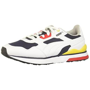 Imagem de PUMA R78 FUTR Puma Branco/Puma Branco/Puma Azul Marinho 38, Feminino 40, Puma Branco/Puma Branco/Puma Tênis azul marinho