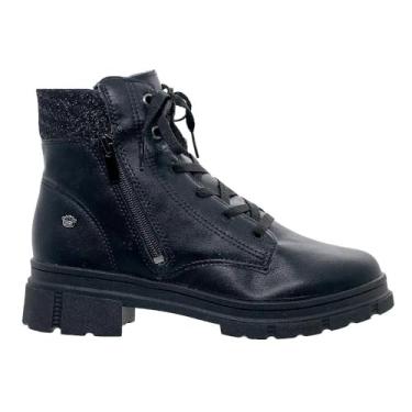 Imagem de Bota Coturno Pink Cats Infantil Menina V4281 Preta