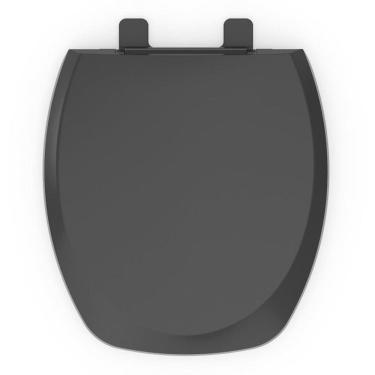 Imagem de Kit 2 Assentos Sanitário com Softclose Thema Plus Incepa Preto Brilhante