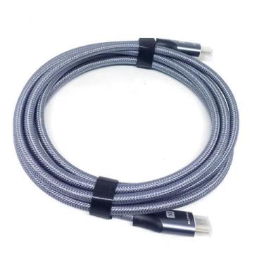 Imagem de Cabo HDMI 3 metros Alta velocidade com tecnologia 8K Revestimento inte