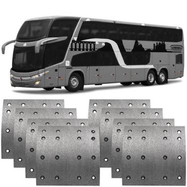 Imagem de Lona Freio Diant Tras MB O500 2006 a 2024 FrasLe MB191/AF730 - Fras-le