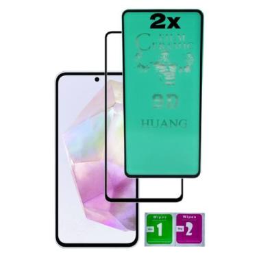 Imagem de 2x Pelicula Ceramica 3d 5d 9d Proteção Curva Para Galaxy M35 - Mustang