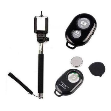 Imagem de Bastão Self Pau De Selfie Monopod Com Controle Bluetooth - MmMagazine