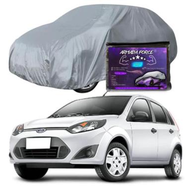 Imagem de Capa Cobrir Carro FIESTA HATCH 100% Forrada Armada Force 100% Impermeá