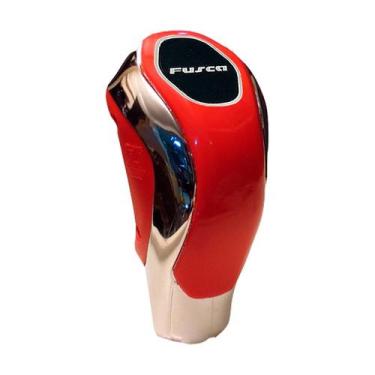 Imagem de Bola de câmbio kadman resinado fusca vermelha-cromada - Shekparts