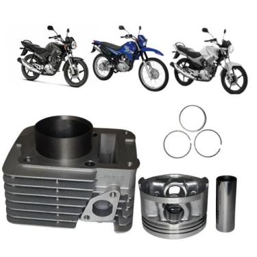 Imagem de Kit Cilindro Yamaha Factor Ybr 125 E 0.1 L 2V SOHC 2008 A 2016 Mahle -