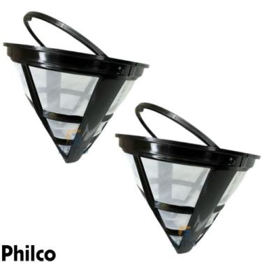 Imagem de Kit Oferta 2 Coadores Filtros Permanentes Cafeteiras Philco PH30 e PH3