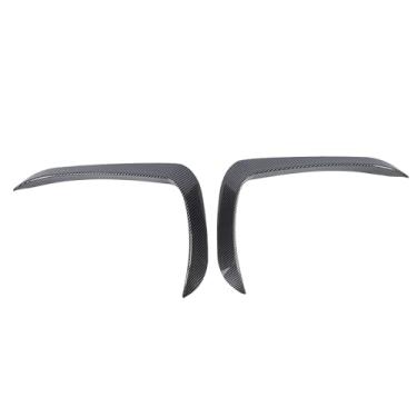 Imagem de Par de Spoiler Lateral do Para-choque Dianteiro do Carro, Canard, Design Esportivo, Aerodinâmica Melhorada, Alta Estabilidade para X5 F15 M Sport (Estilo Fibra de Carbono)