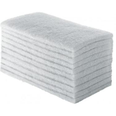 Imagem de Kit 10 Unidades Fibra De Limpeza Leve Branca SuperPro Bettanin 22,5  x