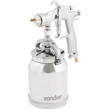 Imagem de Pistola Para Pintura Sucção 1,5mm 3,9 Pcm Caneca Alumínio 1 - Vonder