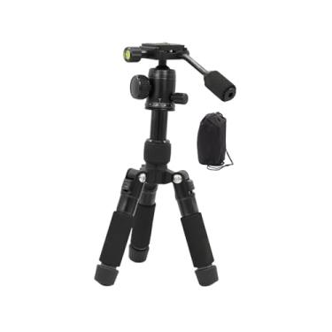 Imagem de AsrMyjcx Suporte para Tripé de Câmera, Suporte Flexível para Tripé de Câmera, Suporte para Telefone, Prateleira para Tirar Fotos, Smartphone, Preto