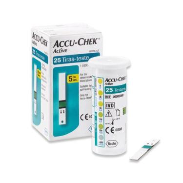 Imagem de Medidor De Glicose Accu-Chek Active Com 25 Unidades - Roche