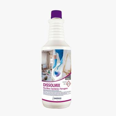 Imagem de Dissolmix Desincrustante Pós Obra Limpador Concentrado 1 Litro - CHEMI