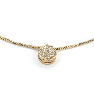 Imagem de Gargantilha com Pingente de ouro 18k Chuveiro - Elegancy Joias