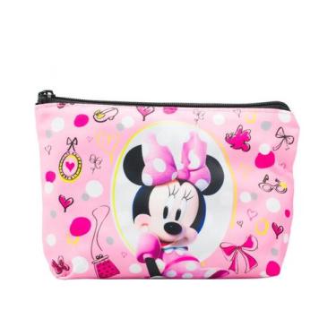 Imagem de Necessaire Rosa Minnie 14x5x20cm - Disney