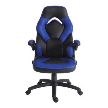 Imagem de Cadeira Ultra Gamer Azul Poliéster 113-122x70x63cm Até 100kg - Just Ho