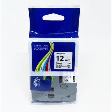 Imagem de Fita Tze Tz Tzc Compatível P/ Rotulador Brother 12mm Cores - Label Tap