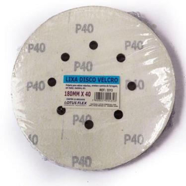 Imagem de Lixa Disco Pluma 180mm Preço Unit. Mínimo de 10 Lotus