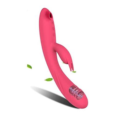 Imagem de Vibradores Estimulador Clitóris e Ponto G Coelho Para Mulher Forte Vibrador 3 em 1 Zatla (Rosa)